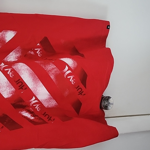 Hurley men's regular fit color red black white size L - Picture 6 of 8